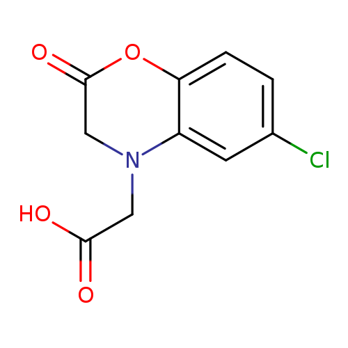 (6-Chloro-2-oxo-2,3-dihydro-4h-1,4-benzoxazin-4-yl)acetic acid