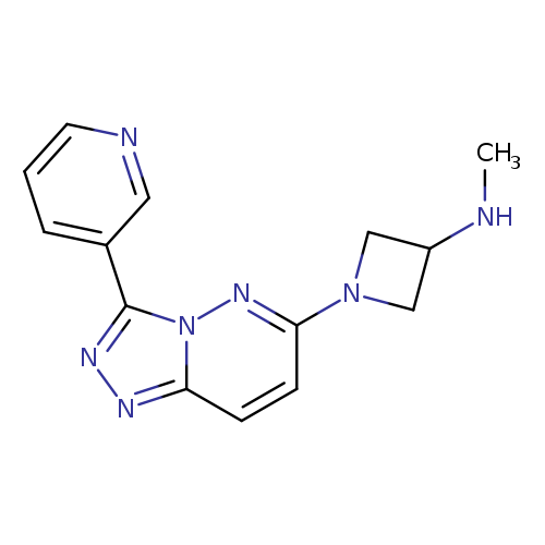N-methyl-1-[3-(pyridin-3-yl)-[1,2,4]triazolo[4,3-b]pyridazin-6-yl]azetidin-3-amine
