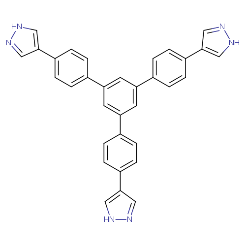 4-[4-[3,5-Bis[4-(1H-pyrazol-4-yl)phenyl]phenyl]phenyl]-1H-pyrazole