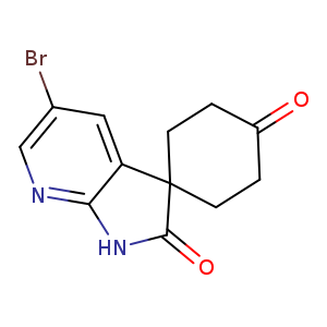 5'-bromo-1',2'-dihydrospiro[cyclohexane-1,3'-pyrrolo[2,3-b]pyridine]-2',4-dione