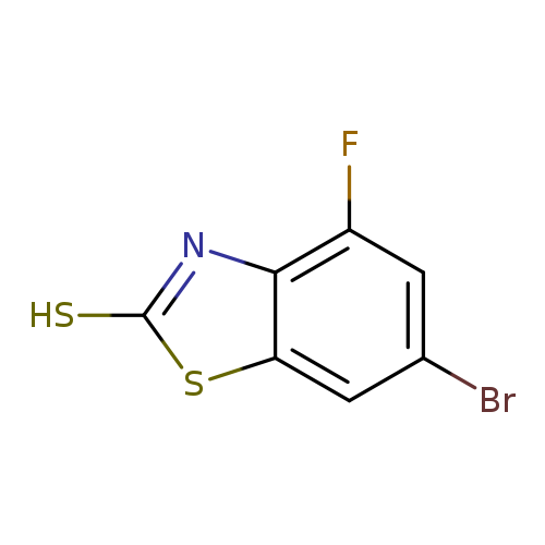 6-BROMO-4-FLUORO-1,3-BENZOTHIAZOLE-2-THIOL