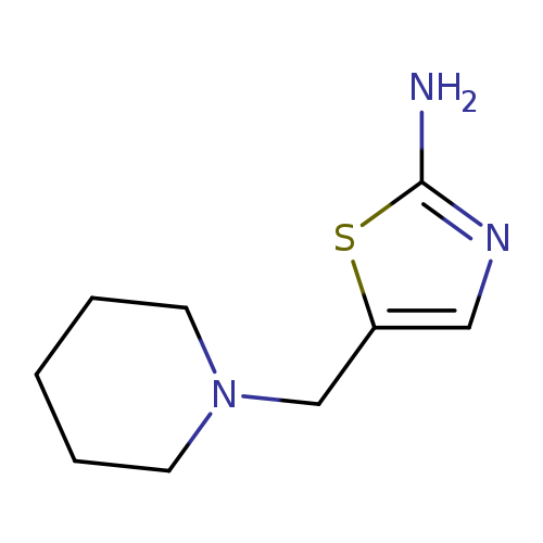 5-(1-Piperidinylmethyl)-2-thiazolamine