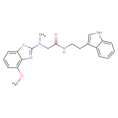 N-[2-(1H-indol-3-yl)ethyl]-2-[(4-methoxy-1,3-benzothiazol-2-yl)(methyl)amino]acetamide