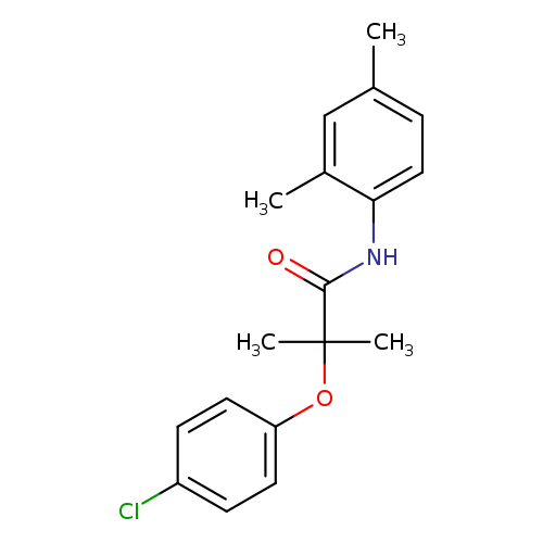 2-(4-chlorophenoxy)-N-(2,4-dimethylphenyl)-2-methylpropanamide