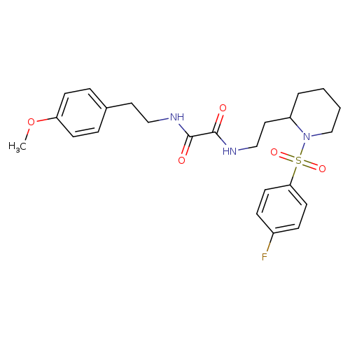 N-{2-[1-(4-fluorobenzenesulfonyl)piperidin-2-yl]ethyl}-N'-[2-(4-methoxyphenyl)ethyl]ethanediamide