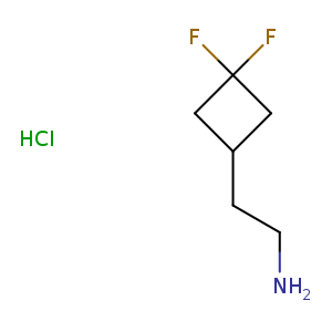 Cyclobutaneethanamin​e, 3,​3-​difluoro-​, hydrochloride (1:1)