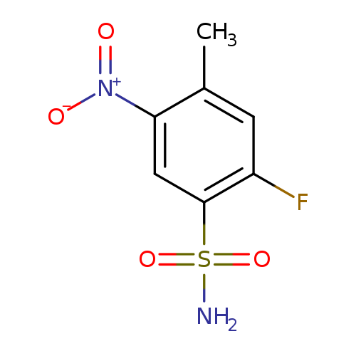 2-fluoro-4-methyl-5-nitrobenzene-1-sulfonamide