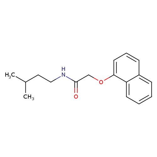 N-isopentyl-2-(1-naphthyloxy)acetamide