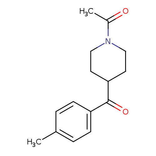 1-(4-(4-Methylbenzoyl)piperidin-1-yl)ethanone