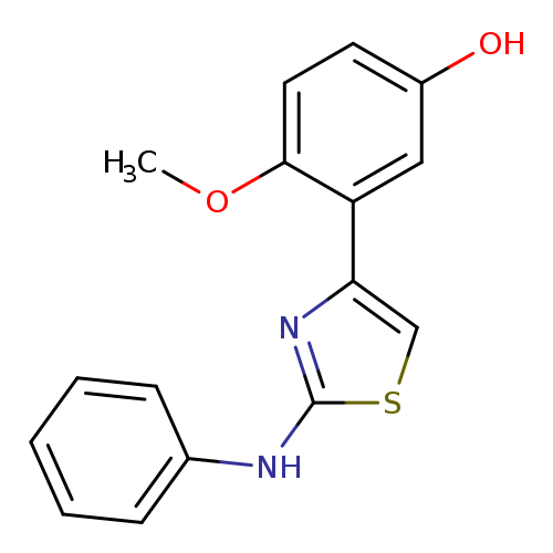 4-methoxy-3-[2-(phenylamino)-1,3-thiazol-4-yl]phenol