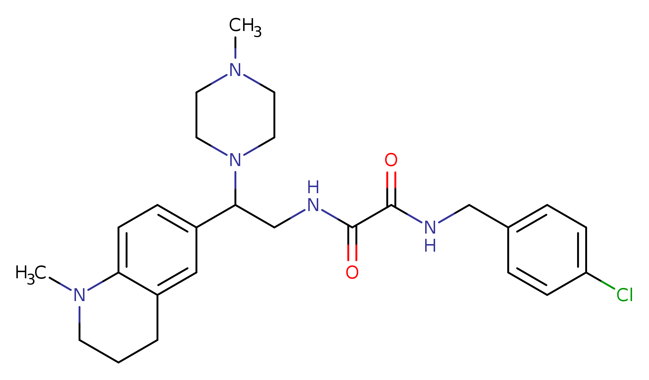 N'-[(4-chlorophenyl)methyl]-N-[2-(1-methyl-1,2,3,4-tetrahydroquinolin-6-yl)-2-(4-methylpiperazin-1-yl)ethyl]ethanediamide