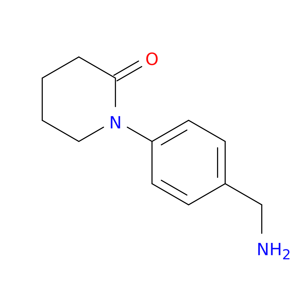 1-[4-(aminomethyl)phenyl]piperidin-2-one