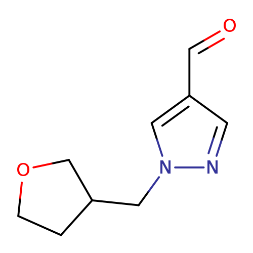 1-((tetrahydrofuran-3-yl)methyl)-1H-pyrazole-4-carbaldehyde