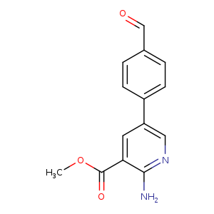 Methyl 2-amino-5-(4-formylphenyl)pyridine-3-carboxylate