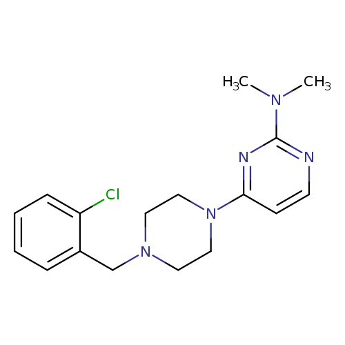 4-{4-[(2-chlorophenyl)methyl]piperazin-1-yl}-N,N-dimethylpyrimidin-2-amine