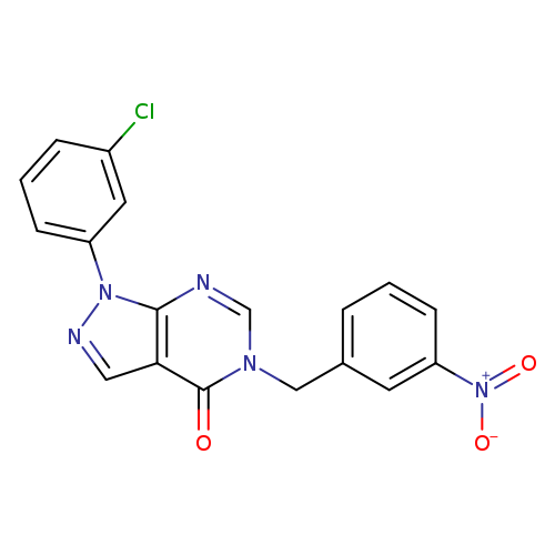 1-(3-chlorophenyl)-5-[(3-nitrophenyl)methyl]-1H,4H,5H-pyrazolo[3,4-d]pyrimidin-4-one
