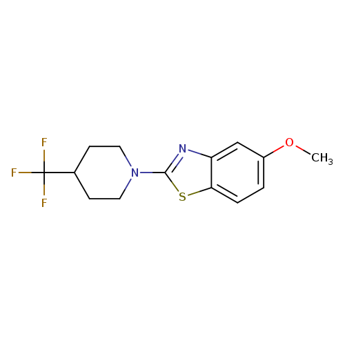 5-methoxy-2-[4-(trifluoromethyl)piperidin-1-yl]-1,3-benzothiazole