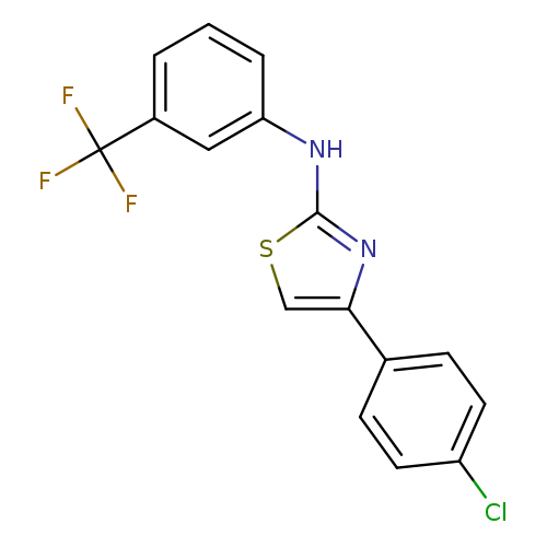 4-(4-chlorophenyl)-N-[3-(trifluoromethyl)phenyl]-1,3-thiazol-2-amine
