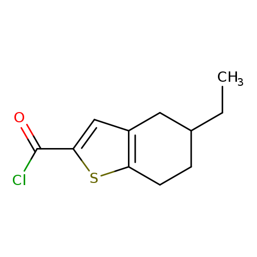 5-Ethyl-4,5,6,7-tetrahydro-1-benzothiophene-2-carbonyl chloride