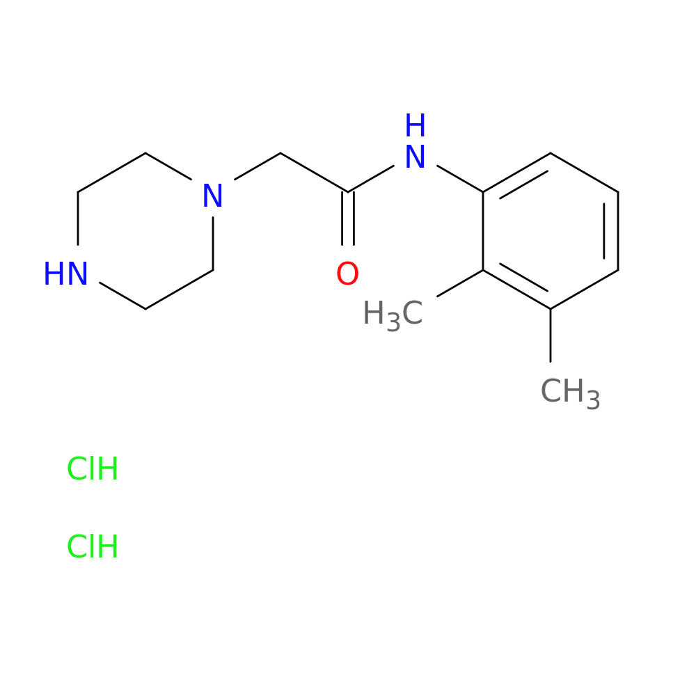 N-(2,3-dimethylphenyl)-2-(piperazin-1-yl)acetamide dihydrochloride