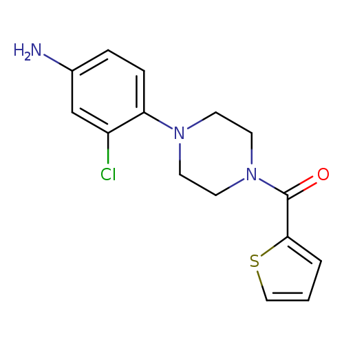 (3-Chloro-4-[4-(2-thienylcarbonyl)piperazin-1-yl]phenyl)amine
