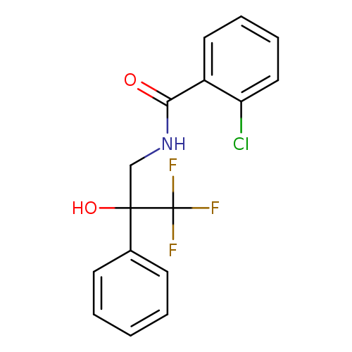 2-chloro-N-(3,3,3-trifluoro-2-hydroxy-2-phenylpropyl)benzamide
