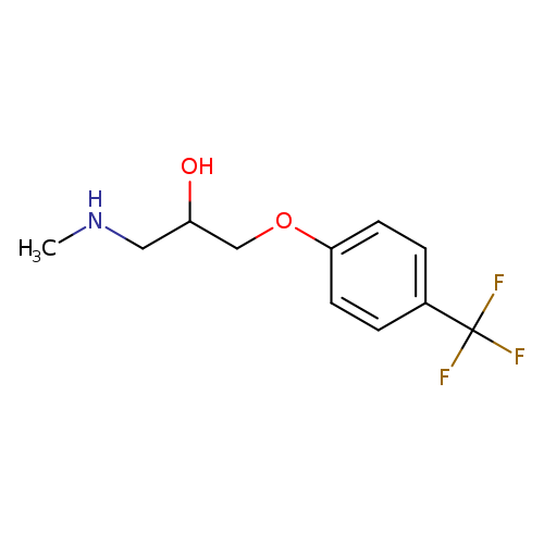 {2-hydroxy-3-[4-(trifluoromethyl)phenoxy]propyl}(methyl)amine