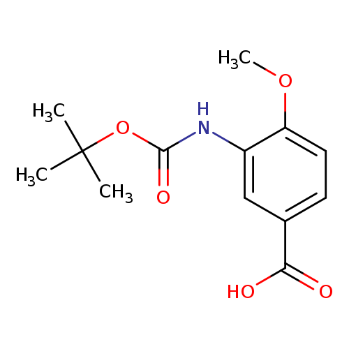 Benzoic acid, 3-[[(1,1-dimethylethoxy)carbonyl]amino]-4-methoxy-