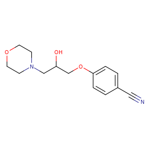 4-[2-hydroxy-3-(morpholin-4-yl)propoxy]benzonitrile