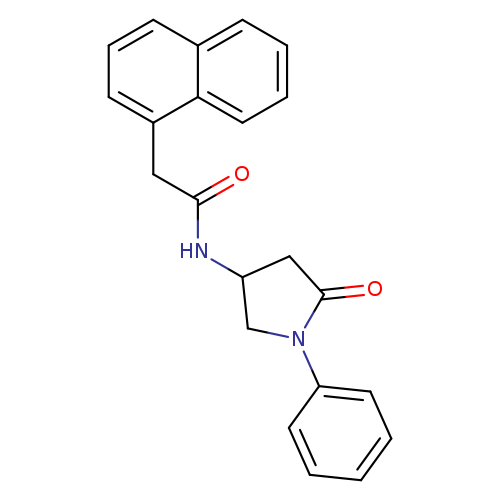 2-(naphthalen-1-yl)-N-(5-oxo-1-phenylpyrrolidin-3-yl)acetamide