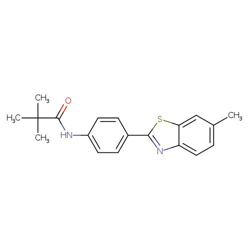 N1-[4-(6-methyl-1,3-benzothiazol-2-yl)phenyl]-2,2-dimethylpropanamide