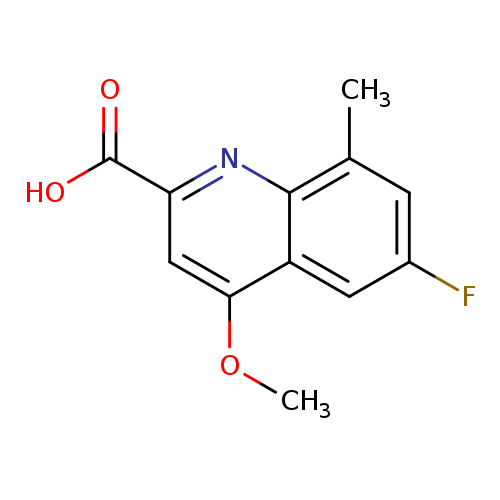 6-Fluoro-4-methoxy-8-methylquinoline-2-carboxylic acid