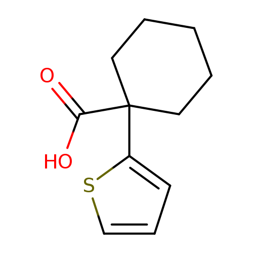 1-(Thiophen-2-yl)cyclohexane-1-carboxylic acid