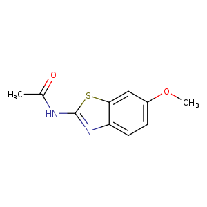 Acetamide, N-(6-methoxy-2-benzothiazolyl)-