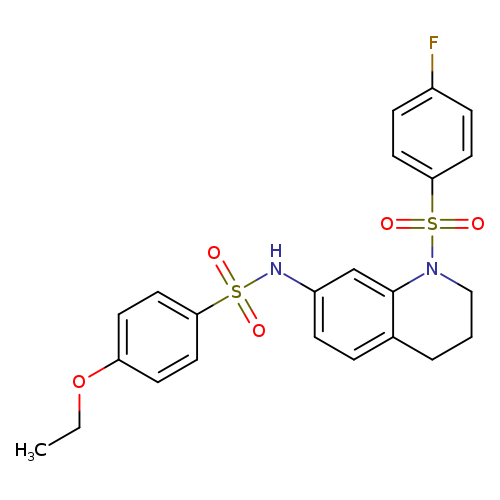 4-ethoxy-N-[1-(4-fluorobenzenesulfonyl)-1,2,3,4-tetrahydroquinolin-7-yl]benzene-1-sulfonamide