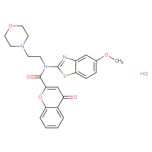 N-(5-methoxy-1,3-benzothiazol-2-yl)-N-[2-(morpholin-4-yl)ethyl]-4-oxo-4H-chromene-2-carboxamide hydrochloride