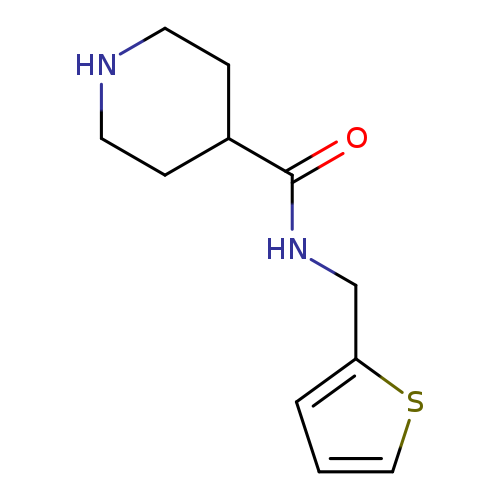 N-[(thiophen-2-yl)methyl]piperidine-4-carboxamide
