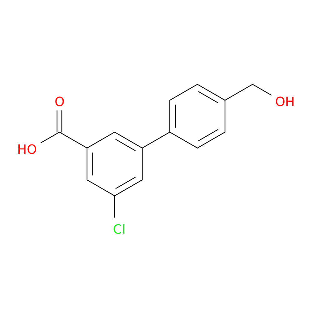 5-Chloro-3-(4-hydroxymethylphenyl)benzoic acid