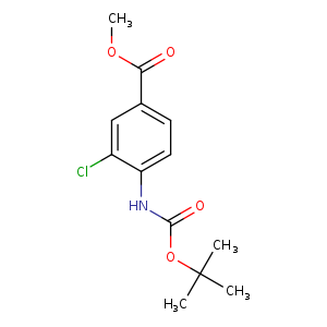 Methyl 4-((tert-butoxycarbonyl)amino)-3-chlorobenzoate