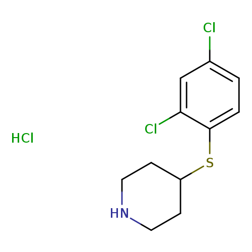 Piperidine, 4-[(2,4-dichlorophenyl)thio]-, hydrochloride (1:1)