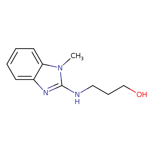 3-[(1-methyl-1H-1,3-benzodiazol-2-yl)amino]propan-1-ol