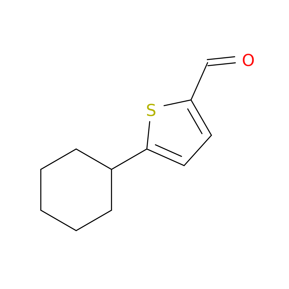 5-Cyclohexylthiophene-2-carbaldehyde