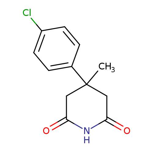 4-(4-chlorophenyl)-4-methylpiperidine-2,6-dione