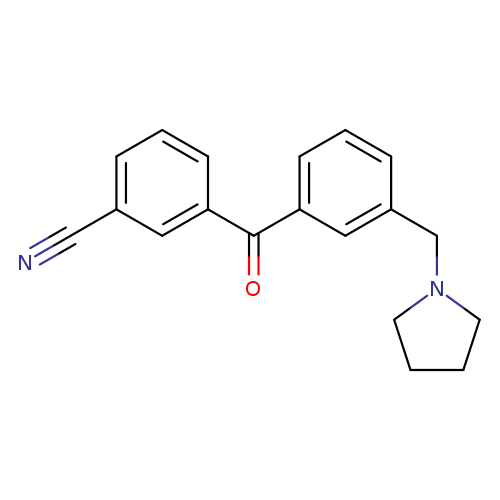 3-Cyano-3'-pyrrolidinomethyl benzophenone