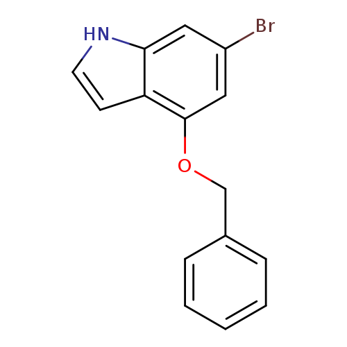 1H-Indole, 6-broMo-4-(phenylMethoxy)-