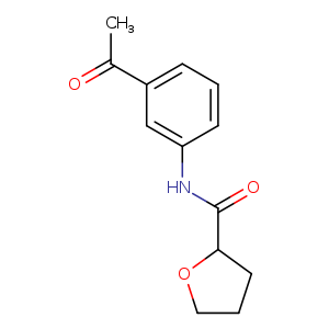 N-(3-acetylphenyl)tetrahydro-2-furancarboxamide