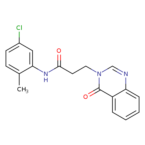 N-(5-chloro-2-methylphenyl)-3-(4-oxo-3(4H)-quinazolinyl)propanamide