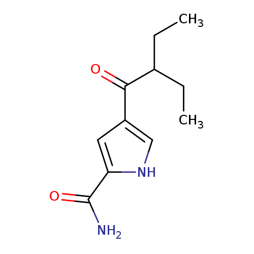 4-(2-ethylbutanoyl)-1H-pyrrole-2-carboxamide