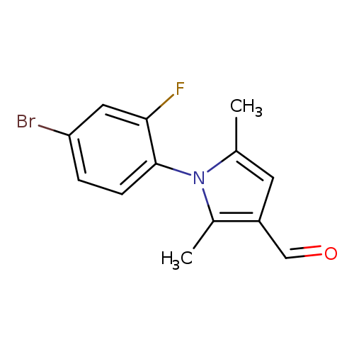1-(4-Bromo-2-fluorophenyl)-2,5-dimethyl-1H-pyrrole-3-carbaldehyde