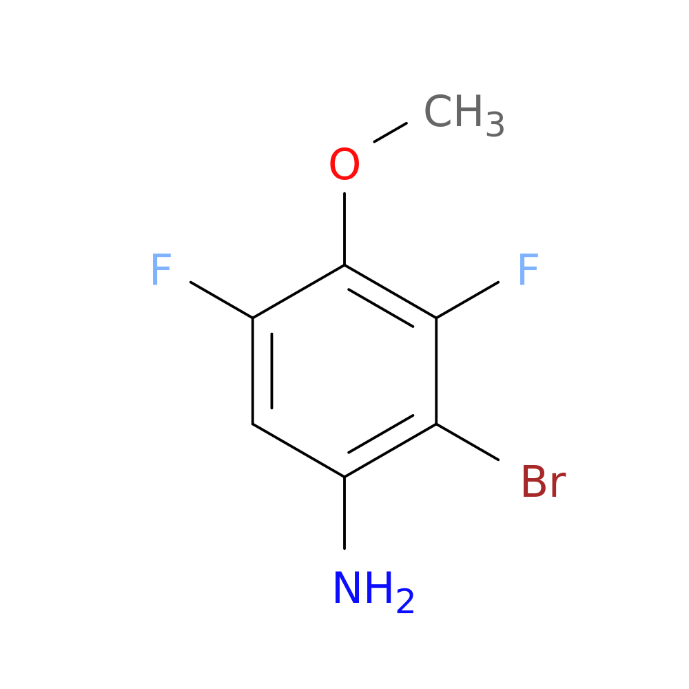 2-bromo-3,5-difluoro-4-methoxyaniline